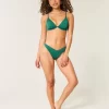 Ribbed High-Leg Cheekiest Bikini Bottom