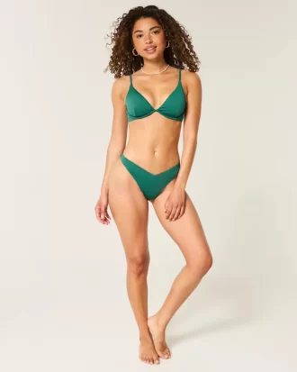 Ribbed High-Leg Cheekiest Bikini Bottom