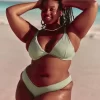 Ribbed High-Leg Cheekiest Bikini Bottom