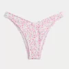 Ribbed High-Leg Cheekiest Bikini Bottom