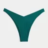 Ribbed High-Leg Cheekiest Bikini Bottom
