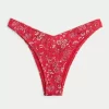 Ribbed High-Leg Cheekiest Bikini Bottom
