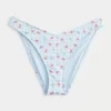 Ribbed High-Leg Cheeky Bikini Bottom