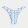 Ribbed High-Leg V-Waist Cheekiest Bikini Bottom