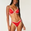 Ribbed High-Leg V-Waist Cheekiest Bikini Bottom