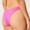 Ribbed High-Leg V-Waist Cheekiest Bikini Bottom