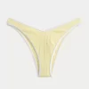 Ribbed High-Leg V-Waist Cheekiest Bikini Bottom