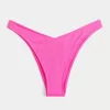 Ribbed High-Leg V-Waist Cheekiest Bikini Bottom
