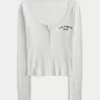 Ribbed Los Angeles Graphic Henley