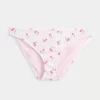 Ribbed Low-Rise Bikini Bottom
