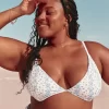 Ribbed Plunge Underwire Bikini Top