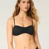 Ribbed Scoop Bikini Top