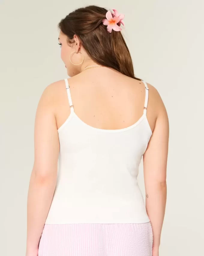 Ribbed Seahorse Graphic Cami