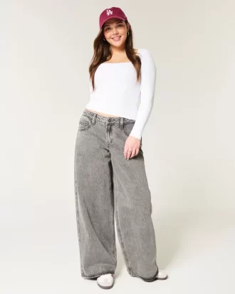 Ribbed Seamless Fabric Square-Neck Top