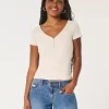 Ribbed Short-Sleeve Icon Henley