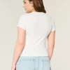 Ribbed Surf Club Graphic Baby Tee
