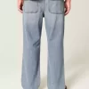 Ripped Medium Wash Baggy Jeans