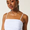 Ruched Bubble Skort Dress