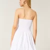Ruched Bubble Skort Dress