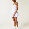 Ruched Bubble Skort Dress
