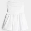 Ruched Bubble Skort Dress