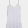 Ruffle Chiffon Mini Dress