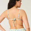 Ruffle Edge Triangle Bikini Top