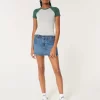 Seamless Fabric Longline Crew Baby Tee