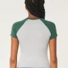 Seamless Fabric Longline Crew Baby Tee