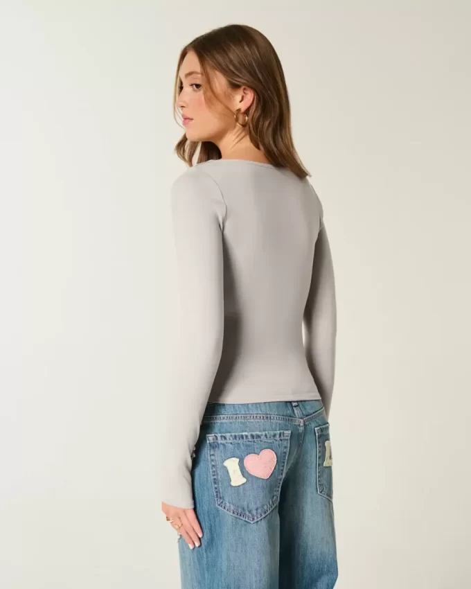 Seamless Fabric Scoop Top