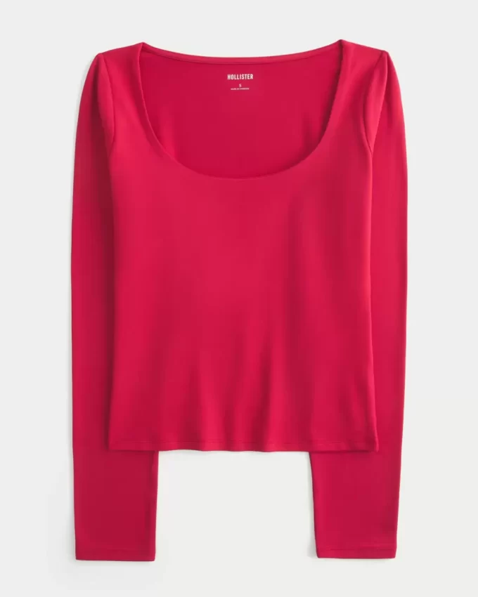 Seamless Fabric Scoop Top