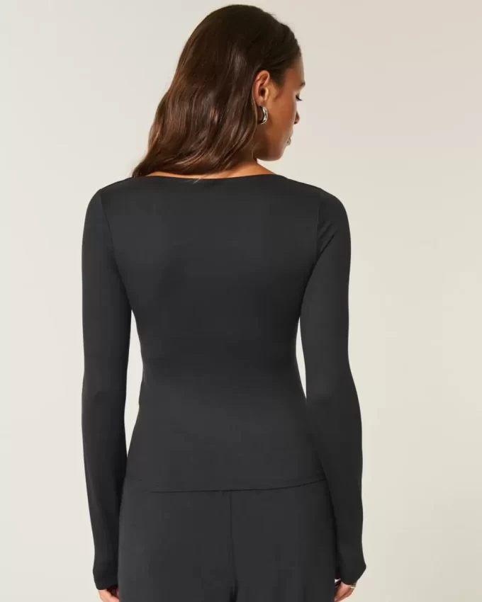 Seamless Fabric Scoop Top