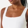 Seamless Fabric Square-Neck Tank