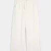 Seersucker Baggy Pull-On Pants