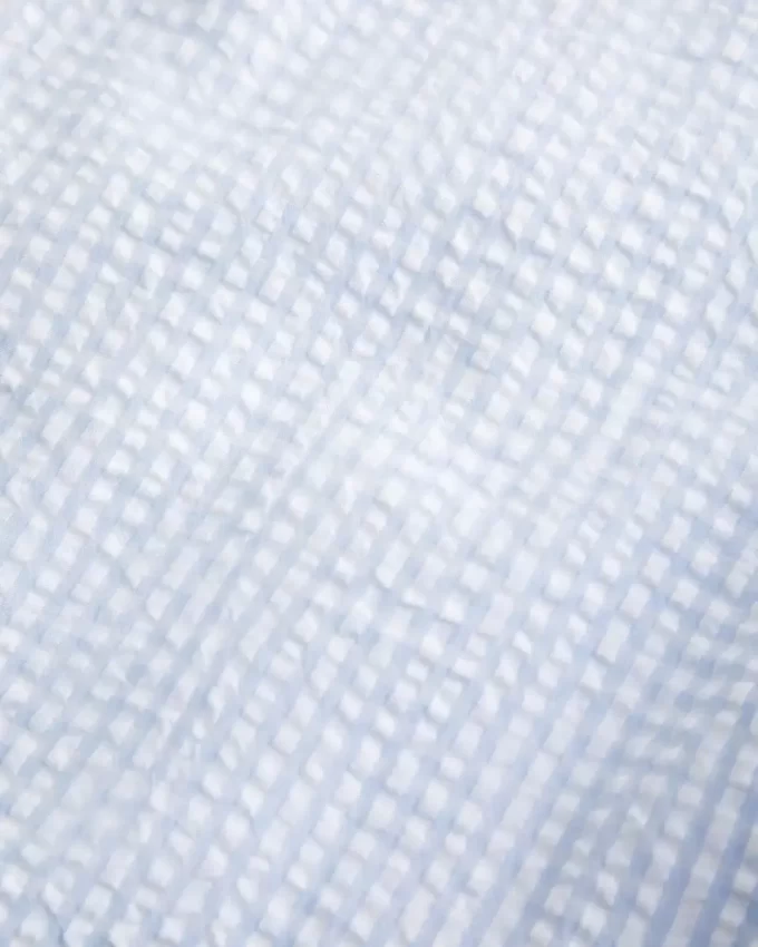 Seersucker Baggy Pull-On Pants