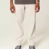 Seersucker Loose Pull-On Pants