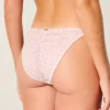 Sequin Crochet-Style Side Tie Cheeky Bikini Bottom