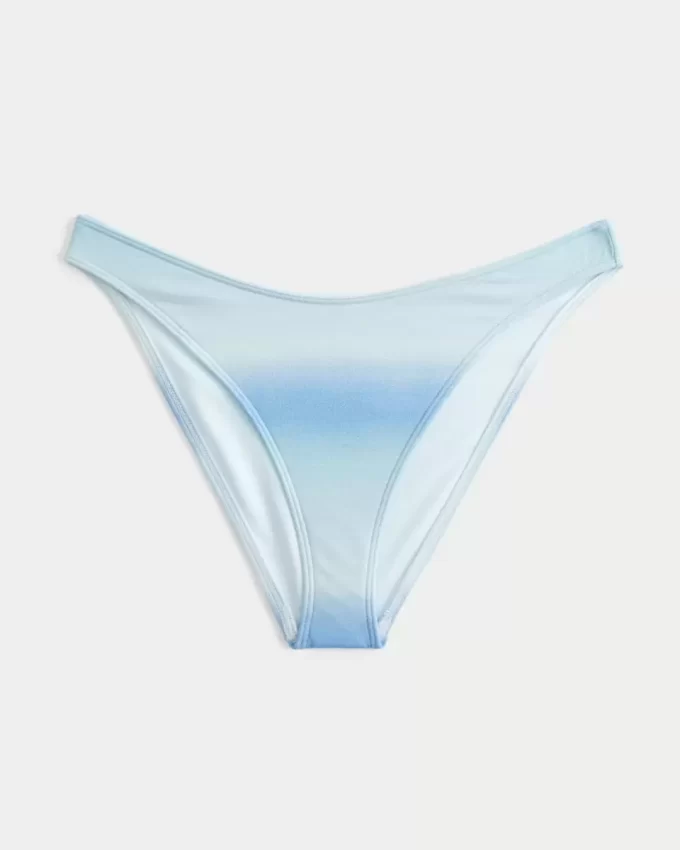 Shimmer High-Leg Cheeky Bikini Bottom