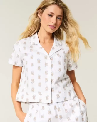 Short-Sleeve Grad Bear Sleep Shirt