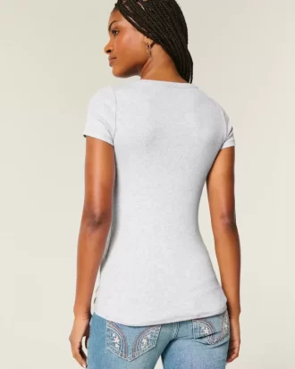 Short-Sleeve Henley