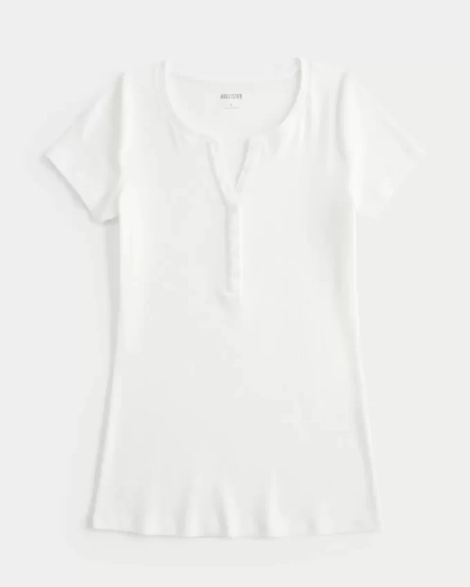 Short-Sleeve Henley