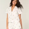 Short-Sleeve Oxford Cotton Shirt