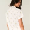Short-Sleeve Oxford Cotton Shirt