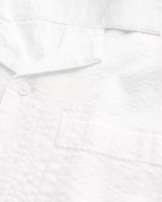 Short-Sleeve Seersucker Shirt