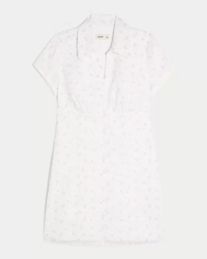 Short-Sleeve Shirt Dress