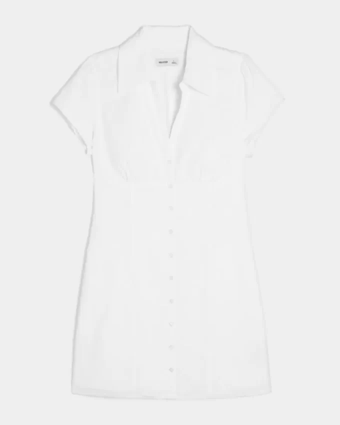 Short-Sleeve Shirt Dress