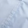 Short-Sleeve Stretch Poplin Button-Through Shirt