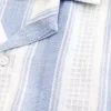 Short-Sleeve Textural Stripe Shirt