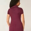 Short-Sleeve Tunic Sweater