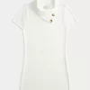 Short-Sleeve Tunic Sweater